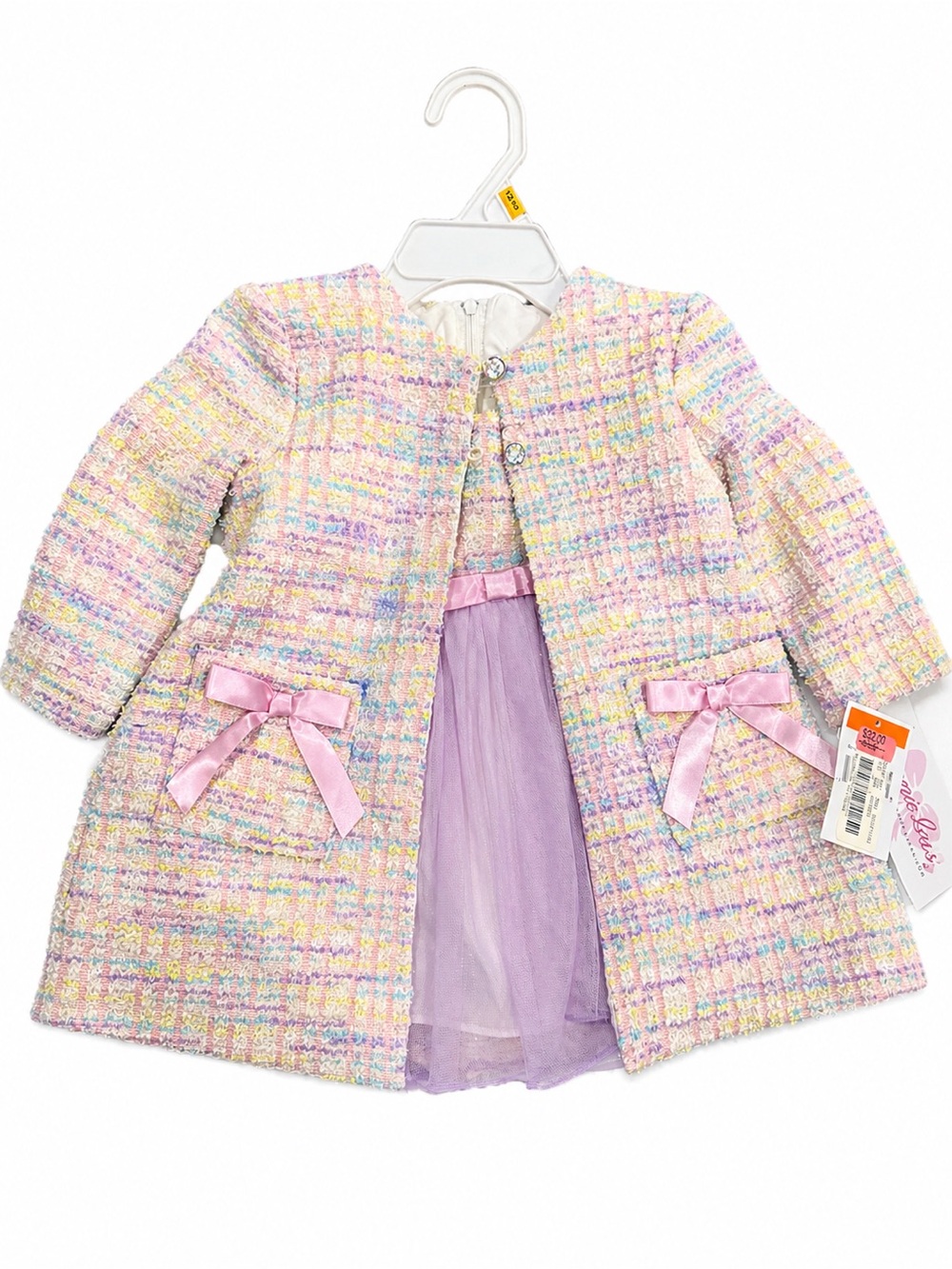 Bonnie Baby Dress And Coat Set